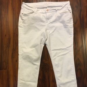 Old Navy White Boyfriend Jeans